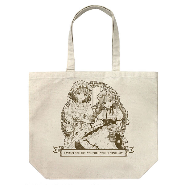 COSPA I Want to Love You Till Your Dying Day New Illustration Sheena & Mimi Large Tote Bag Afternoon Tea Ver. /NATURAL 圖片 1