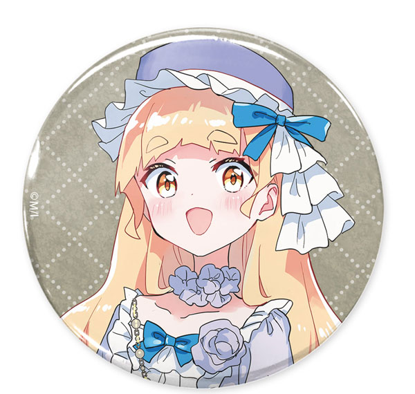COSPA Watashi no Yuri wa Oshigoto desu! New Illustration Hime Shiraki 65mm Tin Badge Afternoon Tea Ver. รูปภาพ 1