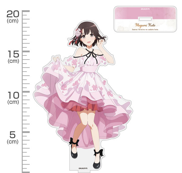 COSPA Saekano: How to Raise a Boring Girlfriend New Illustration Megumi Kato Acrylic Stand (Large) Blooming dress Ver.