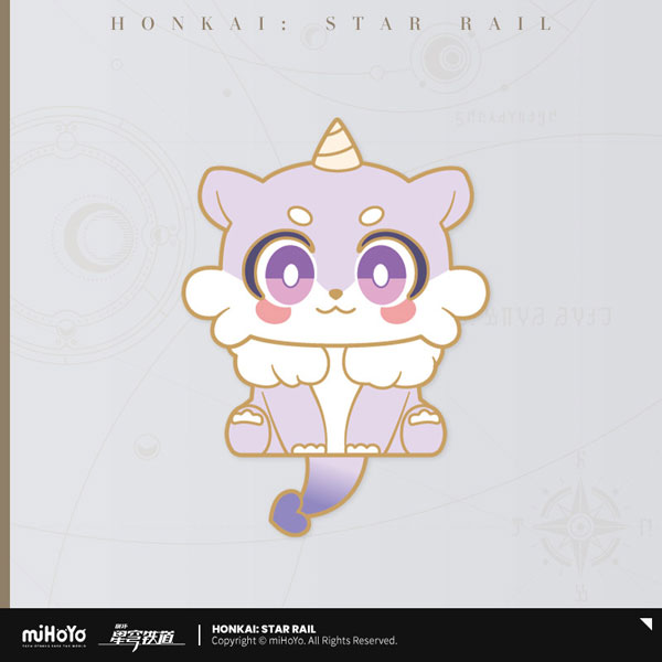 miHoYo Honkai: Star Rail Awooo Series Chimera Metal Badge Butterfly Cake