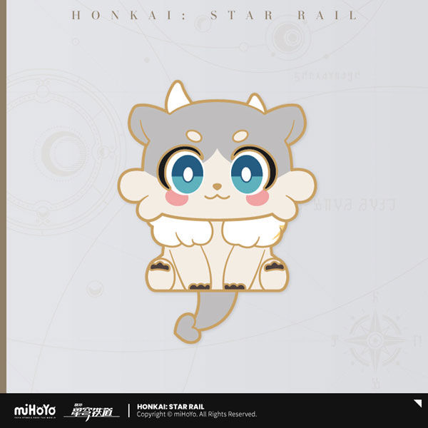miHoYo Honkai: Star Rail Awooo Series Chimera Metal Badge Vigethos image 1