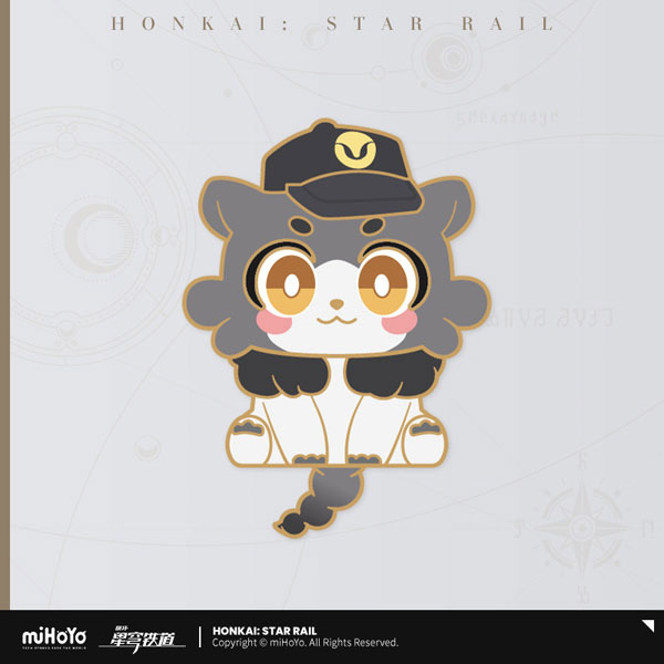 miHoYo Honkai: Star Rail Awooo Series Chimera Metal Badge Gray-mera