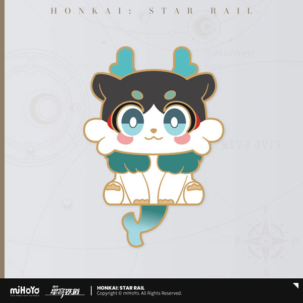 miHoYo Honkai: Star Rail Awooo Series Chimera Metal Badge Toasty Dragon
