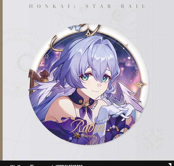 miHoYo Honkai: Star Rail Seikai Keiga Series Tin Badge Robin รูปภาพ 1