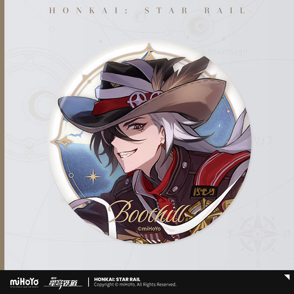 miHoYo Honkai: Star Rail Seikai Keiga Series Tin Badge Boothill Bild 1