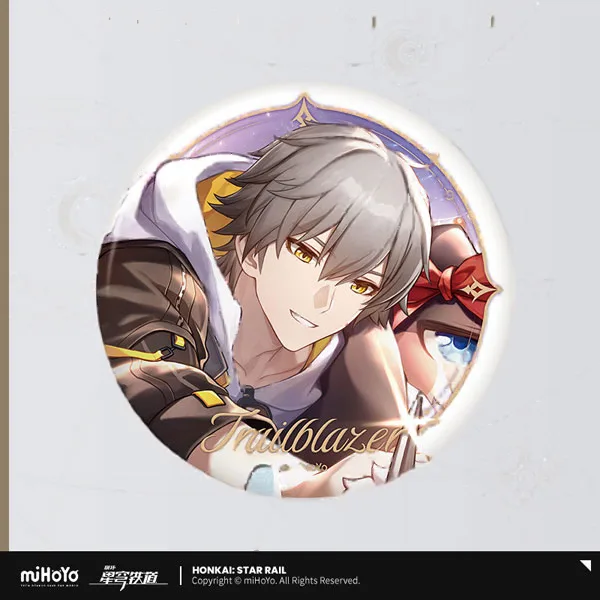 miHoYo Honkai: Star Rail Seikai Keiga Series Tin Badge Trailblazer [Male] Bild 1