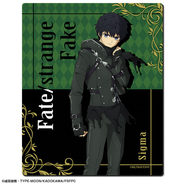 License Agent TV Anime "Fate/strange Fake" Rubber Mouse Pad Design 06 (Sigma)