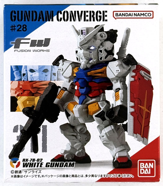 Bandai FW GUNDAM CONVERGE #28 White Gundam 圖片 1