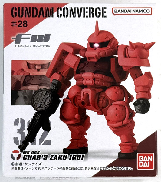 Bandai FW GUNDAM CONVERGE #28 Char's Zaku (GQ)