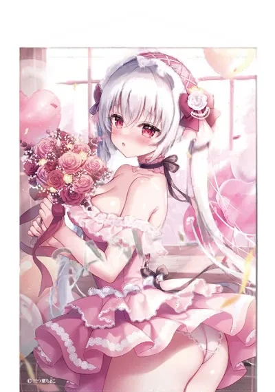Brendream Mitsuba Choko B2 Wall Scroll Happy Celebration Kyuuketsuki-chan ExtraEdition รูปภาพ 1