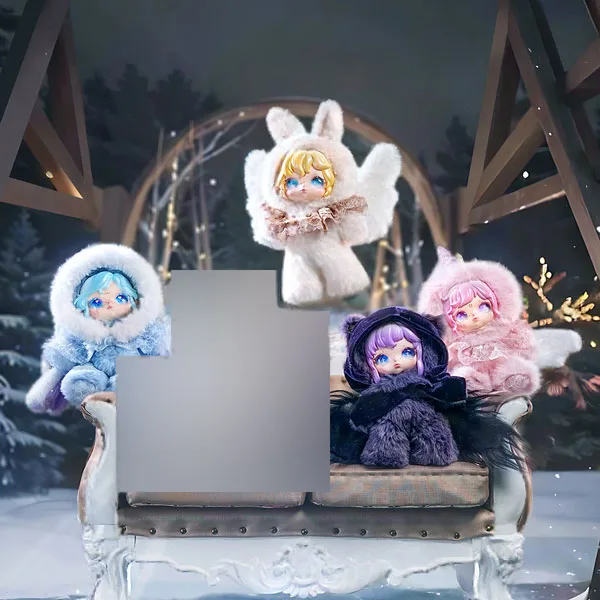 Maytree Aria Whisper of Snow Traces Plush w/Soft Vinyl Charm Blind Box 4Pack BOX imagen 1