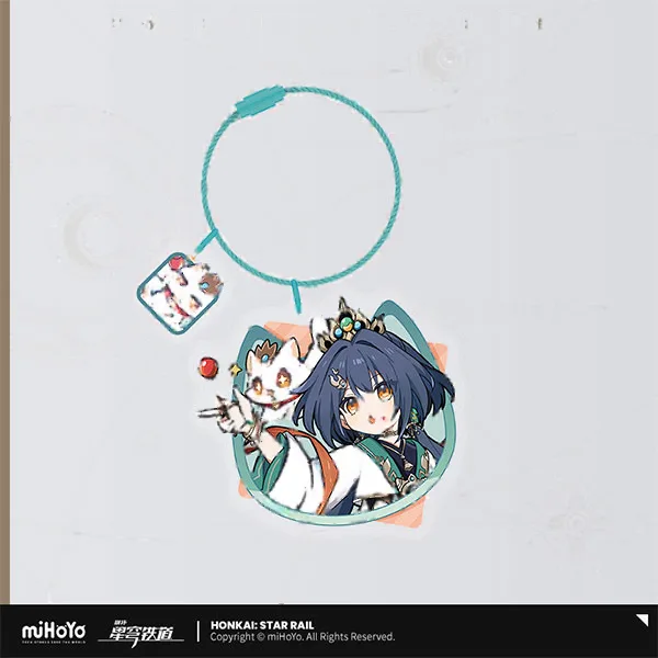 miHoYo Honkai: Star Rail Chibi Cat Series Acrylic Strap Yunli รูปภาพ 1