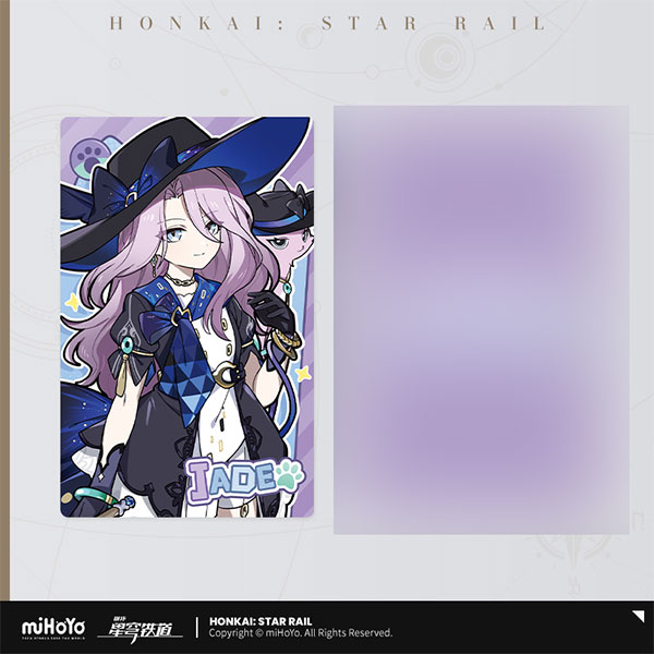 miHoYo Honkai: Star Rail Chibi Cat Series Collection Card Jade Bild 1