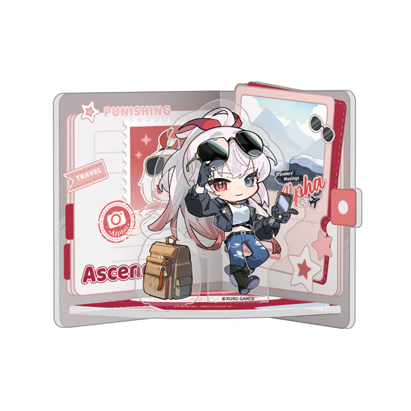 KURO GAMES [Exclusive Sale] Punishing: Gray Raven Travelers' Musings Chibi Portrait Fridge Magnet Lucia: Crimson Weave