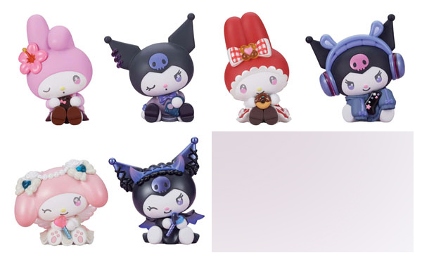 Takara Tomy A.R.T.S PERIHAPI! KataZun Hug. My Melody & Kuromi 8Pack BOX รูปภาพ 1