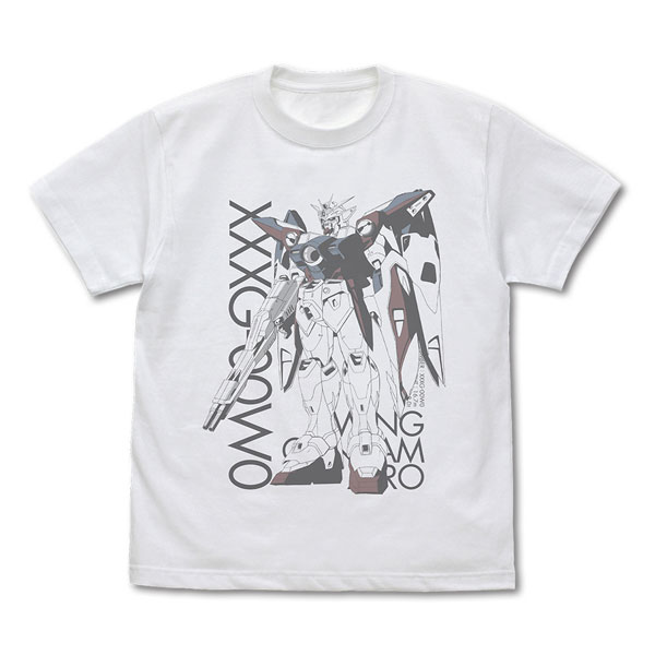 COSPA Mobile Suit Gundam Wing XXXG-00W0 Wing Gundam Zero T-shirt /WHITE-XL gambar 1