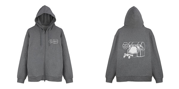 COSPA Frieren: Beyond Journey's End Getting Eaten by Mimic Zip Hoodie /MIX GRAY-L