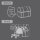 COSPA Frieren: Beyond Journey's End Getting Eaten by Mimic Zip Hoodie /MIX GRAY-L hình ảnh 5