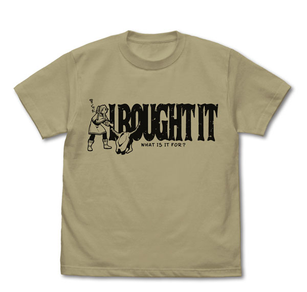 COSPA Frieren: Beyond Journey's End Frieren "I Bought It" T-shirt /SAND KHAKI-M Bild 1
