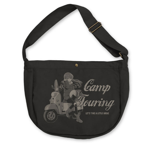 COSPA "Yuru Camp SEASON3" New Illustration Rin Shima Newspaper Bag Taking a Break on the Bike Ver./BLACK Bild 1