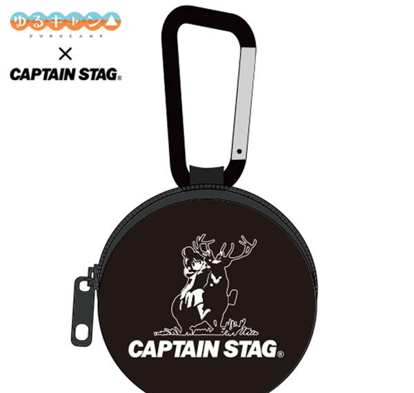 COSPA "Yuru Camp" x CAPTAIN STAG Mini Pouch w/Carabiner