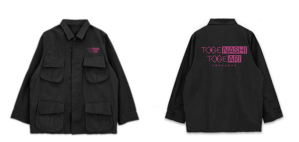 COSPA Girls Band Cry Togenashi Togeari Fatigue Jacket /BLACK-XL รูปภาพ 1