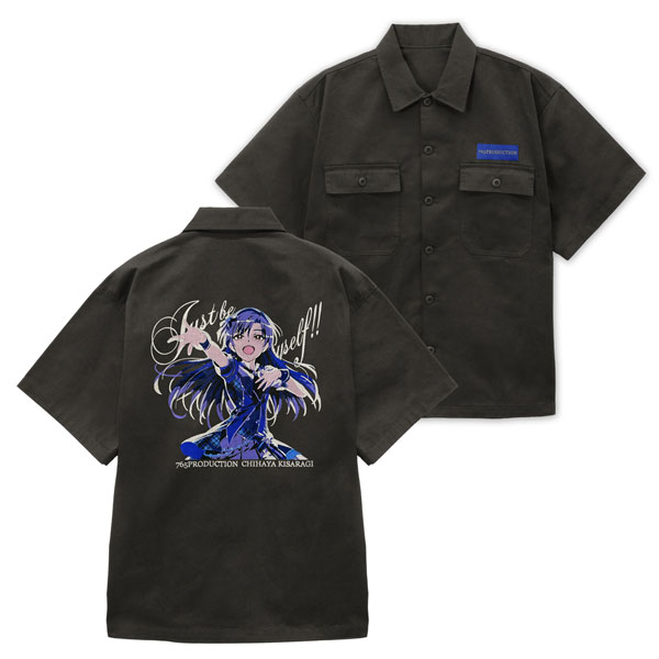 COSPA THE IDOLM@STER Chihaya Kisaragi Embroidery Work Shirt 2026 MODEL /GRAY-XL Bild 1