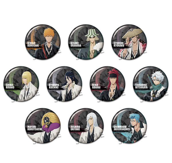 Hobby Stock TV Anime "Bleach: Thousand-Year Blood War" Trading Hologram Tin Badge vol.1 10Pack BOX รูปภาพ 1