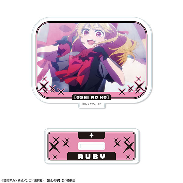 License Agent TV Anime [Oshi no Ko] Mini Acrylic Stand Ver.5 Design 02 (Ruby /A)