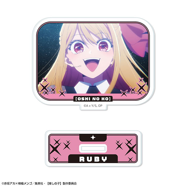 License Agent TV Anime [Oshi no Ko] Mini Acrylic Stand Ver.5 Design 03 (Ruby /B)