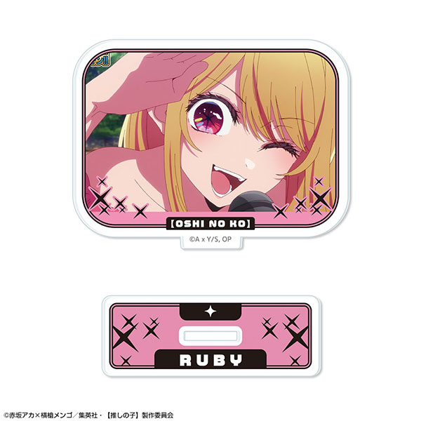License Agent TV Anime [Oshi no Ko] Mini Acrylic Stand Ver.5 Design 04 (Ruby /C)