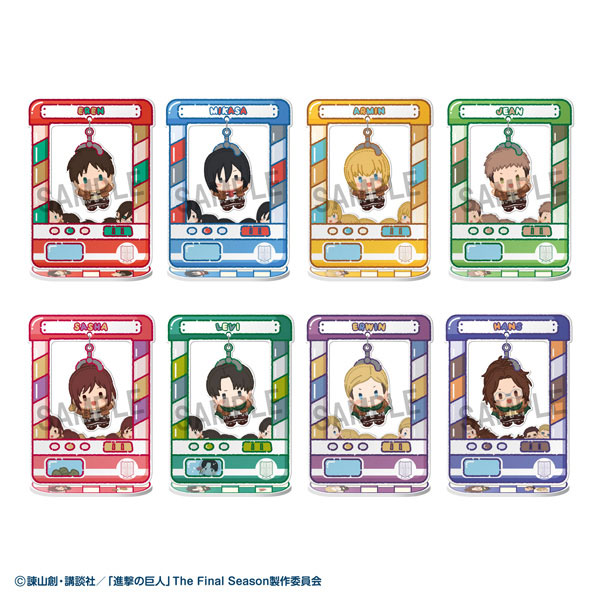 MegaHouse 캐라 캐쳐 진격의 거인 8팩 BOX 이미지 1