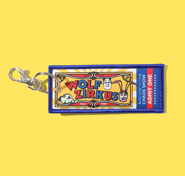 Natalie Store Popee the Performer Wolf Zerkus Ticket Keychain รูปภาพ 1