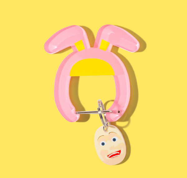 Natalie Store Popee the Performer Silhouette Carabiner Popee รูปภาพ 1