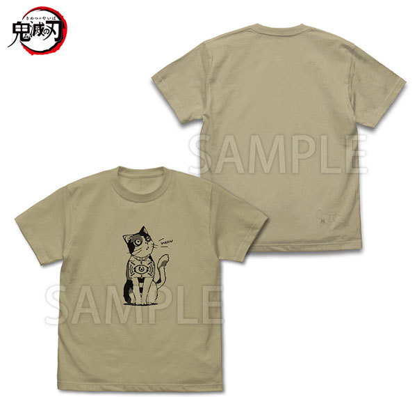 COSPA Anime "Demon Slayer: Kimetsu no Yaiba" Chachamaru T-shirt /SAND KHAKI-XL รูปภาพ 1
