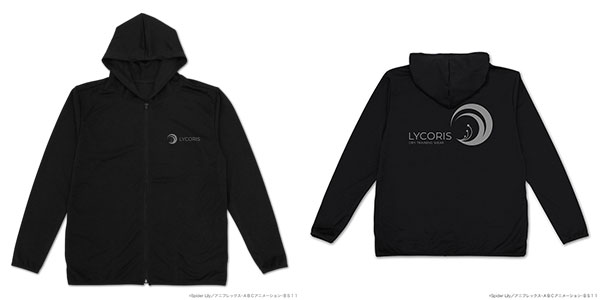 COSPA Lycoris Recoil Lycoris Thin Dry Hoodie /BLACK-XL