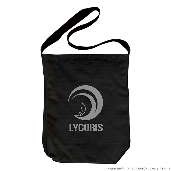 COSPA Lycoris Recoil Lycoris Shoulder Tote Bag /BLACK