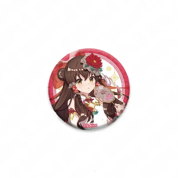 TOKYOGETS Touhou Project Tin Badge [Chinese Dress Style Costume] (Reimu Hakurei) Bild 1