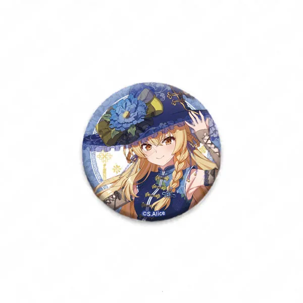 TOKYOGETS Touhou Project Tin Badge [Chinese Dress Style Costume] (Marisa Kirisame) gambar 1