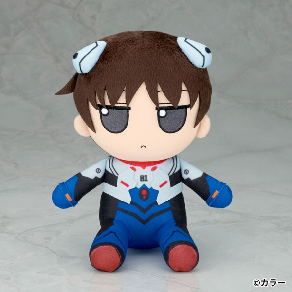 Gift Evangelion Plush Shinji Ikari (17cm Size) FumoFumo Shinji. (Ichinana Size)