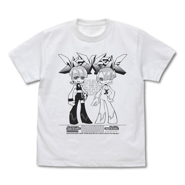 COSPA "New PANTY & STOCKING with GARTERBELT" Polyester & Polyurethane T-shirt /WHITE-S