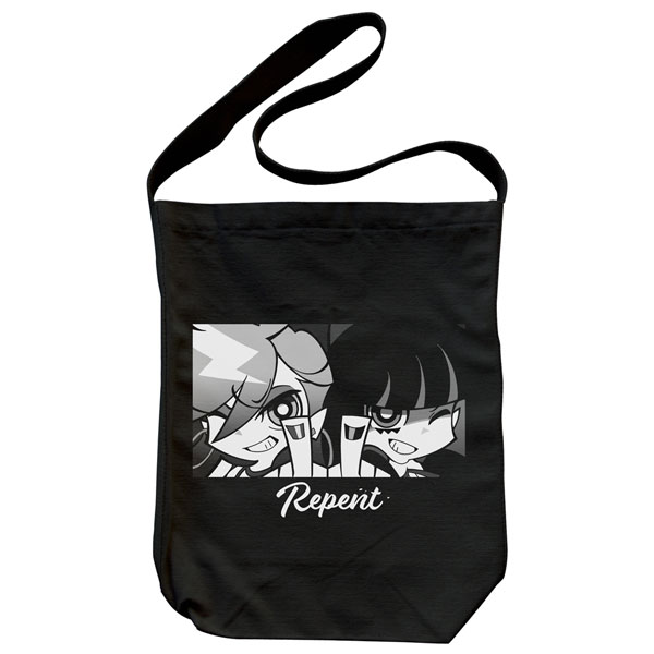 COSPA "New PANTY & STOCKING with GARTERBELT" Panty & Stocking Shoulder Tote Bag /BLACK 圖片 1