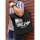 COSPA "New PANTY & STOCKING with GARTERBELT" Panty & Stocking Large Tote Bag /BLACK รูปภาพ 2
