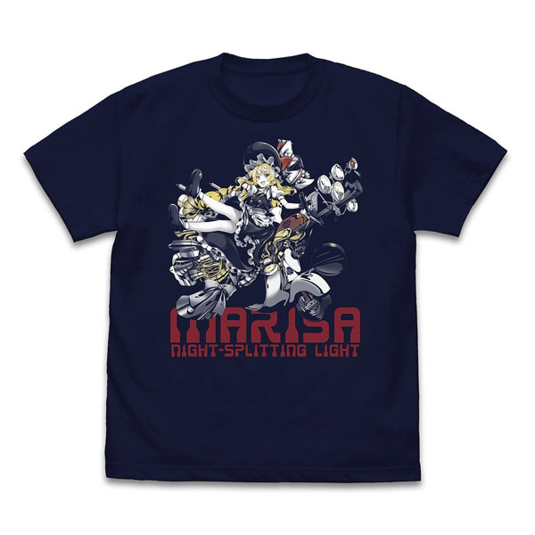 COSPA Touhou LostWord Marisa Kirisame [Night-Splitting Light] T-shirt /NAVY-M imagen 1