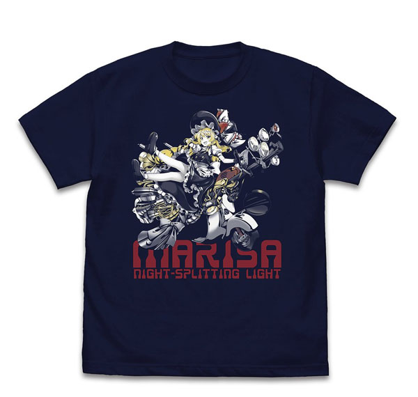 COSPA Touhou LostWord Marisa Kirisame [Night-Splitting Light] T-shirt /NAVY-L รูปภาพ 1