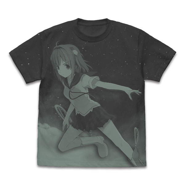 COSPA Ao no Kanata no Four Rhythm Fly Through the Sky Rika Ichinose All Print T-shirt /SUMI-XL