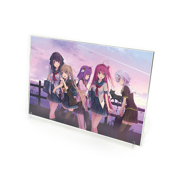 COSPA Ao no Kanata no Four Rhythm Ao no Kanata no Four Rhythm Acrylic Art Stand Walking Home at Sunset Ver. imagen 1