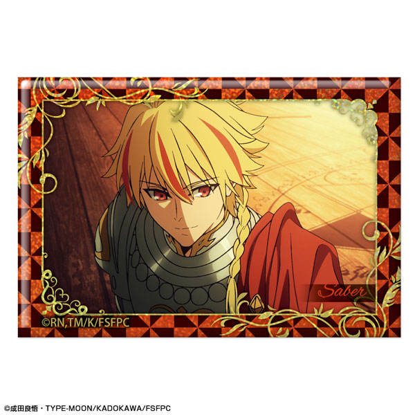License Agent TV Anime "Fate/strange Fake" Hologram Tin Badge Design 03 (Saber /A)
