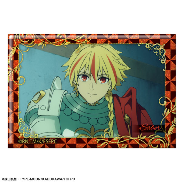 License Agent TV Anime "Fate/strange Fake" Hologram Tin Badge Design 04 (Saber /B) Bild 1