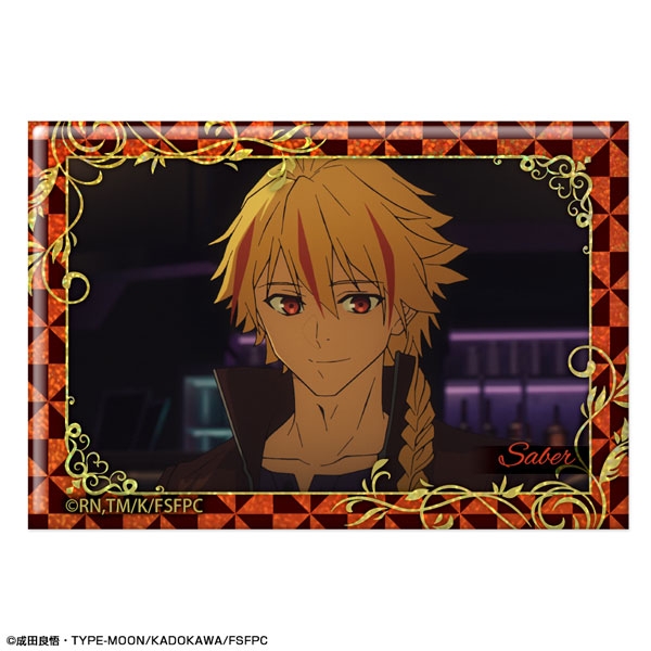 License Agent TV Anime "Fate/strange Fake" Hologram Tin Badge Design 05 (Saber /C)